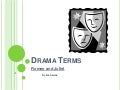 Drama Terms