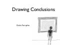 Drawing conclusions