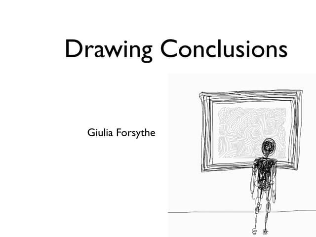 Drawing conclusions