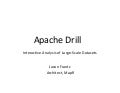 Sep 2012 HUG: Apache Drill for Interactive Analysis 