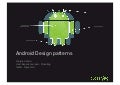 Droidcon 2011 - Android Design patterns