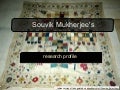Dr Souvik Mukherjee
