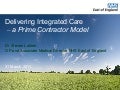 Steve Laitner on integrated care - innovations in the UK