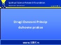 Drugi Osnovni Princip Duhovne Prakse