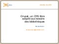 Drupal en bibliothèque (2009)