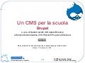 Un CMS per la scuola - Drupal