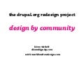Drupal Communitydesign
