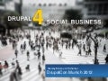 Social Business with Drupal  @DrupalCon 2012 