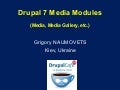 Drupal 7 Media modules