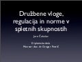 Druzbene Vloge