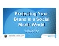 Protecting Your Brand in a Social Media World