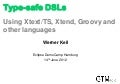 Type-safe DSLs