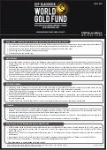 DSP BlackRock World Gold Fund