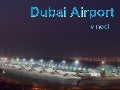 Dubai airport at night