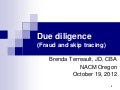 Due diligence internet 19 oct 2012