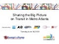 Webinar Replay - Sharing the Big Picture on Transit in Metro Atlanta