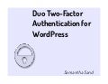 Two-Factor Authentication for WordPress