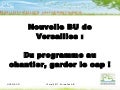 Du programme au chantier 