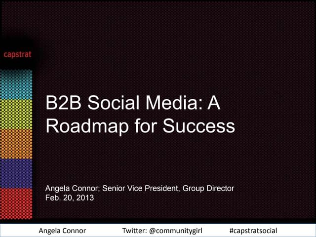 B2B Social Media: A Roadmap for Success 