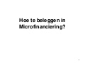 Microfinance Les 3-Dutch Microfund