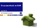 Duurzaamheid en BIM