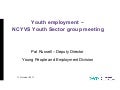 Department for Work and Pensions - Youth Unemployment