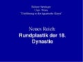 Ägyptische Kunst der Zeit der 18. Dynastie I