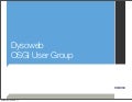 Dysoweb-osgi user group-requea