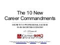 [E-book] The 10 New Career Commandments