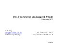 E-commerce Landscape 2012