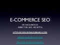 E Commerce Seo   Sri Nagubandi