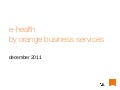 Connected Hospital & E-Health Promises