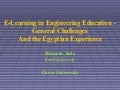 E learning&engineering education -h. anis- session 7