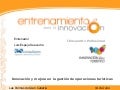 Conclusiones reduciedas Entrenamiento InnovacióN Y Mejora De Las Operaciones TuríSticas