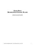 Eagle Rock NC Bylaws