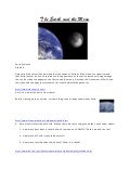 Earth and moon webquest