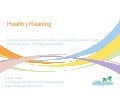 Healthy Reading at East Renfrewshire