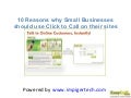 Why Small Businesses should use Click to Call on their sites?