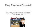 Easy Paycheck Formula 2