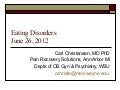 Eating Disorders - June 2012