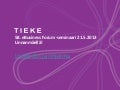 58. eBusiness Forum -seminaari 21.5.2013
