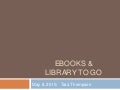 E book presentation