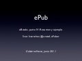 Libros electrónicos IV: ePub 2