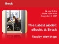 E Books At Brock