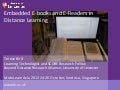 Embedded E-books and E-Readers in Distance Learning