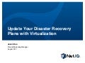 Update Your Disaster Recovery Plans with Virtualization