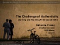 The Challenge of Authenticity: Learning and Teaching Professional Skills