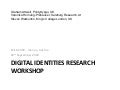 Digital Identities Research Workshop - ECER 2009