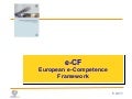 eCF - European e-Competence Framework