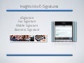 Insights into E-Signatures
